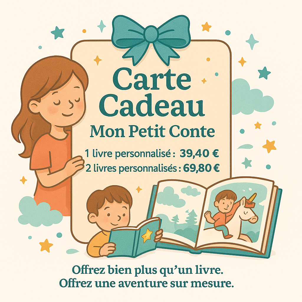Offrir un bon cadeau – Livre personnalisé Mon Petit Conte
