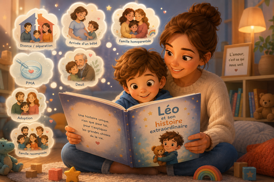 Livre personnalisé pour expliquer un sujet à un enfant
