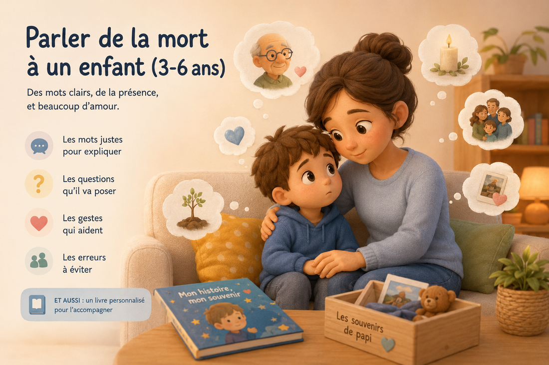 Comment expliquer la mort d'un proche à un enfant de 3 à 6 ans - accompagnement du deuil