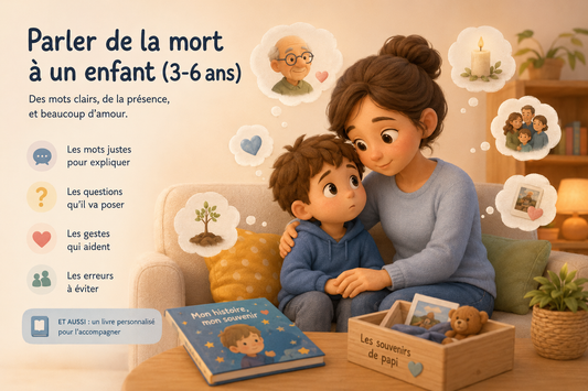 Comment expliquer la mort d'un proche à un enfant de 3 à 6 ans - accompagnement du deuil