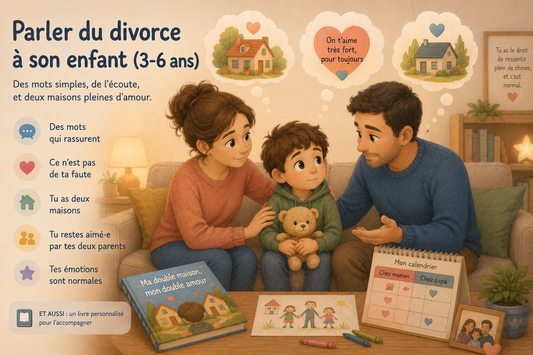 Parler du divorce à son enfant de 3 à 6 ans - accompagner la séparation parentale